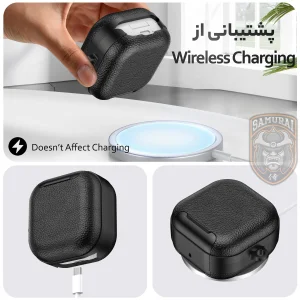 کاور سامورایی مدل Quad-53 مناسب برای کیس هدفون سامسونگ Galaxy Buds 4 Pro / Galaxy Buds 4