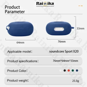 کاور رینیکا مدل X 20 مناسب برای کیس هدفون بی سیم انکر Soundcore Sport X20