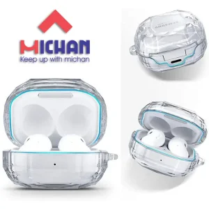 کاور میچان مدل Transparent مناسب برای کیس Galaxy Buds/Galaxy Buds Live/Galaxy Buds pro/Buds 2/Buds 2 pro