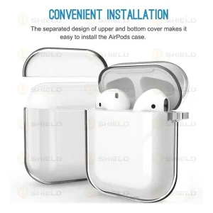 کاور آلتیمیت شیلد مدل CLR TRP مناسب برای کیس اپل AirPods 2