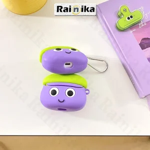 کاور رینیکا مدل Galaxy 3Pro Eggplant مناسب برای کیس هدفون سامسونگ Galaxy Buds 3 / Buds 3 Pro (2024) / Buds 3 Fe (2025)