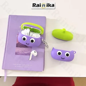 کاور رینیکا مدل Galaxy 3Pro Eggplant مناسب برای کیس هدفون سامسونگ Galaxy Buds 3 / Buds 3 Pro (2024) / Buds 3 Fe (2025)