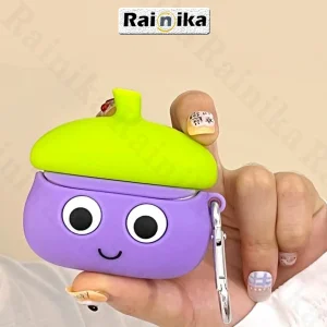 کاور رینیکا مدل Galaxy 3Pro Eggplant مناسب برای کیس هدفون سامسونگ Galaxy Buds 3 / Buds 3 Pro (2024) / Buds 3 Fe (2025)