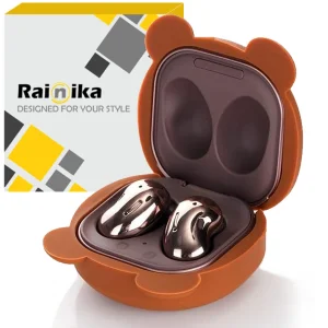 کاور رینیکا مدل Buds Funny Bear ALS مناسب برای کیس هدفون بی سیم سامسونگ Galaxy Buds Live / Buds Pro / buds 2 / buds 2 pro / Fe