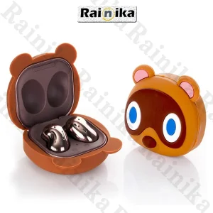 کاور رینیکا مدل Buds Funny Bear ALS مناسب برای کیس هدفون بی سیم سامسونگ Galaxy Buds Live / Buds Pro / buds 2 / buds 2 pro / Fe