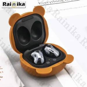 کاور رینیکا مدل Buds Funny Bear ALS مناسب برای کیس هدفون بی سیم سامسونگ Galaxy Buds Live / Buds Pro / buds 2 / buds 2 pro / Fe