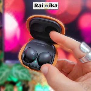 کاور رینیکا مدل Buds Funny Bear ALS مناسب برای کیس هدفون بی سیم سامسونگ Galaxy Buds Live / Buds Pro / buds 2 / buds 2 pro / Fe