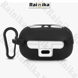 کاور رینیکا مدل Buds Cat Black-White مناسب برای کیس هدفون بی سیم سامسونگ Galaxy Buds Live / Buds Pro / buds 2 / buds 2 pro / Fe