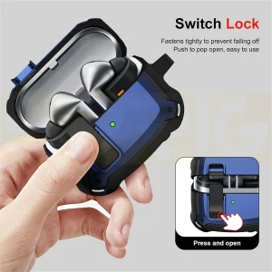 کاور اسپریگ مدل Eggshell-Lock مناسب برای کیس سامسونگ Galaxy Buds 3 / 3 pro