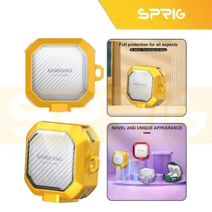 کاور اسپریگ مدل Clear Eggshell مناسب برای کیس سامسونگ Galaxy Buds FE