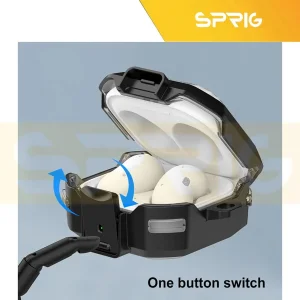 کاور اسپریگ مدل Clear Eggshell مناسب برای کیس سامسونگ Galaxy Buds FE