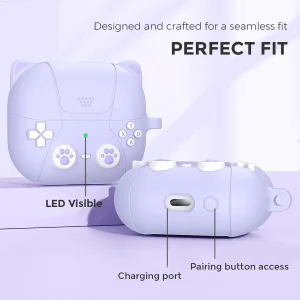 کاور آها استایل کد WG160 گربه مناسب برای کیس سامسونگ Galaxy Buds 3 /Buds 3 Pro