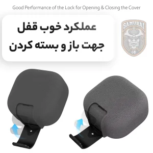 کاور سامورایی مدل Quad-51 مناسب برای کیس هدفون سامسونگ Galaxy Buds 4 Pro / Galaxy Buds 4