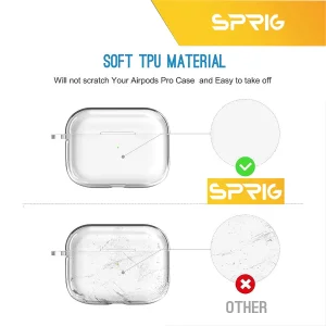 کاور اسپریگ مدل Transparent Guard مناسب برای کیس اپل ایرپاد Airpods 3