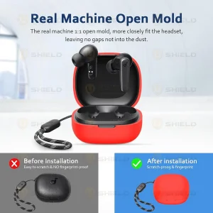 کاور آلتیمیت شیلد مدل Silicone UL مناسب برای کیس هدفون بی‌سیم انکر Soundcore R60i NC / P31i