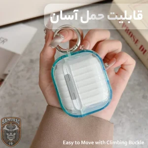 کاور سامورایی مدل Quad-40 مناسب برای کیس هدفون اپل Airpods 4 / 4 Pro