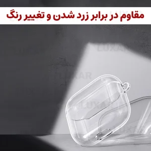 کاور لوکسار مدل Clearer -800 مناسب برای کیس اپل Airpods 3