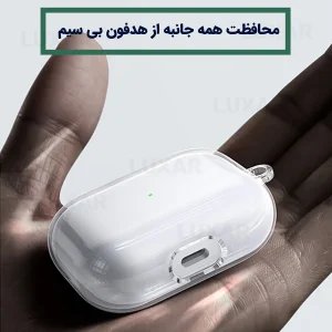 کاور لوکسار مدل Clearer -800 مناسب برای کیس اپل Airpods 3