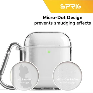 کاور اسپریگ مدل Transparent Guard مناسب برای کیس اپل ایرپاد Airpods 1 / Airpods 2