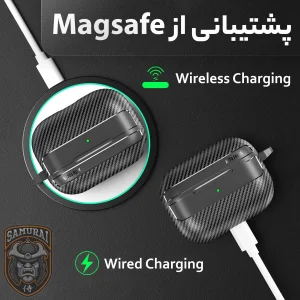 کاور سامورایی مدل Quad-47 مناسب برای کیس اپل Airpods Pro 3