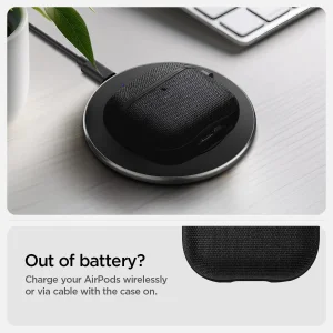 کاور اسپیگن مدل Urban Fit مناسب برای کیس اپل AirPods 4 / AirPods 4 ANC