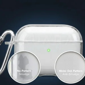 کاور آکوآرا مدل Clear مناسب برای کیس هدفون بی‌سیم اپل AirPods Pro 3