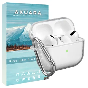 کاور آکوآرا مدل Clear مناسب برای کیس هدفون بی‌سیم اپل AirPods Pro 3