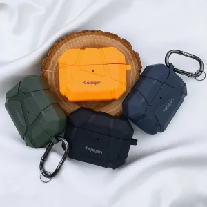 کاور اسپیگن مدل rugged armor مناسب برای کیس اپل airpods pro3