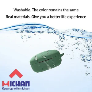 کاور میچان مدل silicone مناسب برای کیس هدفون بی سیم انکر Soundcore life P2 Mini