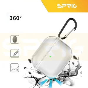 کاور اسپریگ مدل Hard Clear مناسب برای کیس اپل ایرپاد Airpod Pro / Airpod pro 2