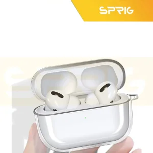 کاور اسپریگ مدل Hard Clear مناسب برای کیس اپل ایرپاد Airpod Pro / Airpod pro 2