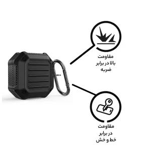 کاور سامورایی مدل Quad-1 مناسب برای هدفون سامسونگ Galaxy Buds Live / Buds Pro / Buds 2 / Buds 2 Pro