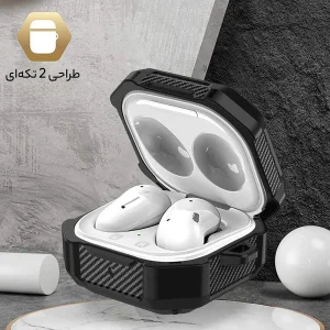 کاور سامورایی مدل Quad-1 مناسب برای هدفون سامسونگ Galaxy Buds Live / Buds Pro / Buds 2 / Buds 2 Pro