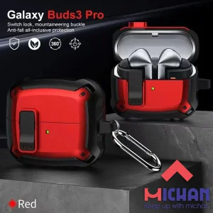 کاور میچان مدل Shild Lock مناسب برای کیس سامسونگ Galaxy buds 3/ 3 pro