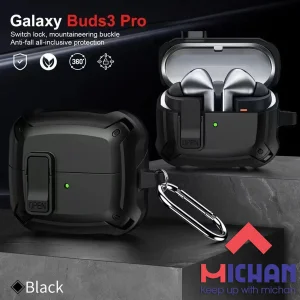 کاور میچان مدل Shild Lock مناسب برای کیس سامسونگ Galaxy buds 3/ 3 pro