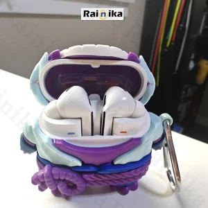 کاور رینیکا مدل Galaxy 3Pro Gengar مناسب برای کیس هدفون سامسونگ Galaxy Buds 3 / Buds 3 Pro (2024) / Buds 3 Fe (2025)