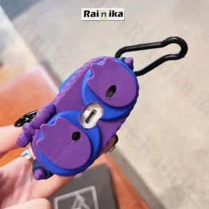 کاور رینیکا مدل Galaxy 3Pro Gengar مناسب برای کیس هدفون سامسونگ Galaxy Buds 3 / Buds 3 Pro (2024) / Buds 3 Fe (2025)