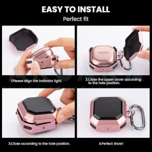 کاور آکوآرا مدل Eggshell مناسب برای کیس هدفون بی سیم سامسونگ Galaxy buds 2 / buds pro / buds live / buds 2 Pro