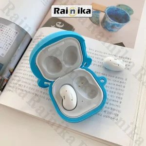 کاور رینیکا مدل Buds Blue Bull مناسب برای کیس هدفون بی سیم سامسونگ Galaxy Buds Live / Buds Pro / buds 2 / buds 2 pro / Fe