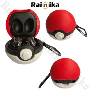 کاور رینیکا مدل Buds Pokemon Ball مناسب برای کیس هدفون بی سیم سامسونگ Galaxy Buds Live / Buds Pro / buds 2 / buds 2 pro / Fe
