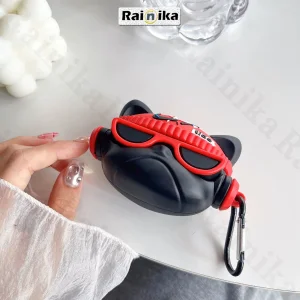 کاور رینیکا مدل Galaxy 3Pro Dog Tide مناسب برای کیس هدفون سامسونگ Galaxy Buds 3 / Buds 3 Pro (2024) / Buds 3 Fe (2025)