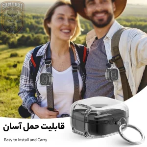 کاور سامورایی مدل Quad-52 مناسب برای کیس هدفون سامسونگ Galaxy Buds 4 Pro / Galaxy Buds 4