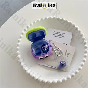 کاور رینیکا مدل Buds Eggplant مناسب برای کیس هدفون بی سیم سامسونگ Galaxy Buds Live / Buds Pro / buds 2 / buds 2 pro / Fe