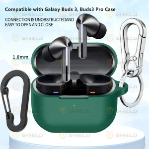 کاور آلتیمیت شیلد مدل Silicon-UL مناسب برای کیس هدفون بی سیم سامسونگ Galaxy Buds 3 / 3 Pro