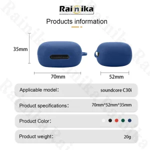 کاور رینیکا مدل C40 i C30 i مناسب برای کیس هدفون بی سیم انکر Soundcore C40i / C30i