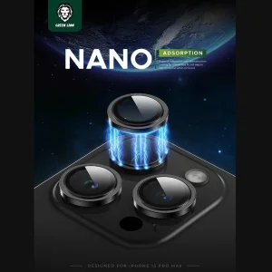 محافظ لنز دوربین گرین لاین مدل GNCMHDP15PM مناسب برای گوشی موبایل اپل iPhone 15 PRO / 15 PRO MAX