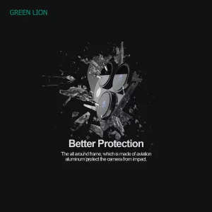 محافظ لنز دوربین گرین لاین مدل GNCMHDP15PM مناسب برای گوشی موبایل اپل iPhone 15 PRO / 15 PRO MAX