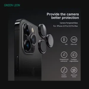 محافظ لنز دوربین گرین لاین مدل GNCMHDP15PM مناسب برای گوشی موبایل اپل iPhone 15 PRO / 15 PRO MAX