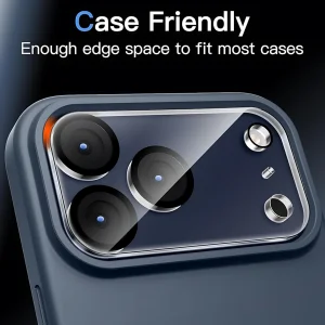 محافظ لنز دوربین شیشه‌ای لیتو مدل CrystalCam مناسب برای گوشی موبایل اپل iPhone 17 Pro Max