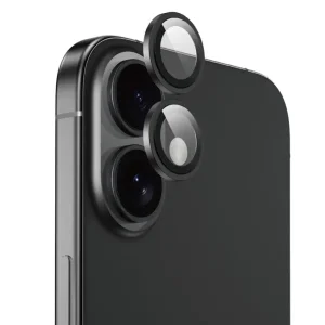 محافظ لنز دوربین شیشه‌ای گرین لاین مدل Duo camera lens مناسب برای گوشی موبایل IPHONE 16 NORMAL / 16 PLUS / 17 NORMAL